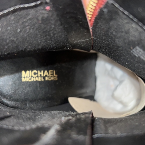 Michael Kors ankle booties size 10 leather amazing look very check new - Picture 6 of 11